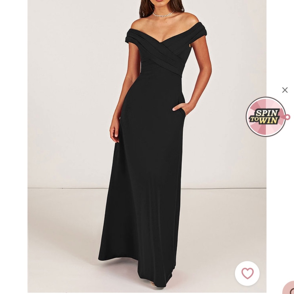Black Azazie Bridesmaid Dress 🖤